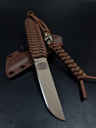 EDC Knife "Puluy" | "Cossack" Engraving Coat of Arms of Ukraine
