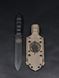 Combat Knife "Vakulich" | "Nord Division" Black with runes and skulls engraving