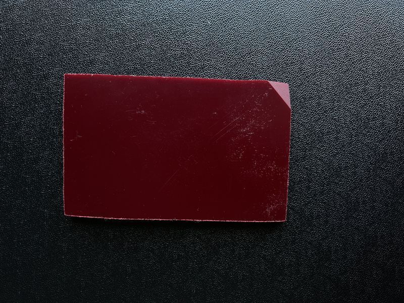 Micarta, handle pads, sheet (Burgundy) 8 mm.