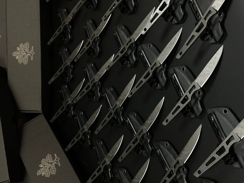 Ніж &laquo;Нехай Мамай допомагає&raquo; ProstaSTAL x Павло Дерев&rsquo;янко &mdash; купити колекційний скелетний ніж MAMAI-AZOV-01 фото