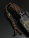 EDC Knife "Korolov" | "Korolov" Cappuccino Black Polymer Space Engraving