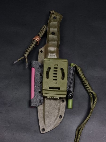Survival Knife "Veles" | Olive "Warrior Fit Shoot
