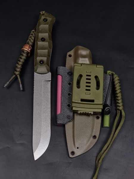 Survival Knife "Veles" | Olive "Warrior Fit Shoot