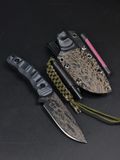 Bushcraft Knife "Yarchuck" | "I am Groot" Groot and Tree of Life Engraving