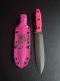 Vakulich: A Knife That Serves Nature (etching, pink handle, colored scabbard)