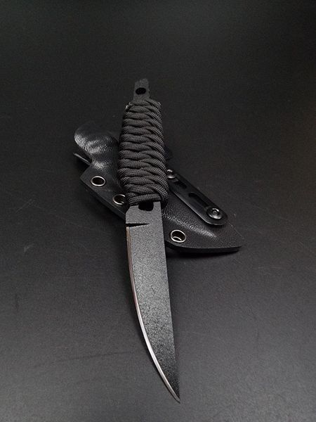 EDC Knife "Sikorskiy" | Black Paracord