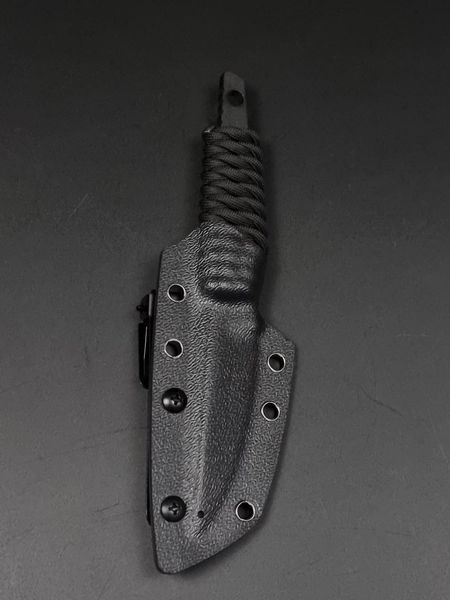EDC Knife "Sikorskiy" | Black Paracord