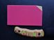 Micarta, sleeve pads (Lime pink) 6 mm.