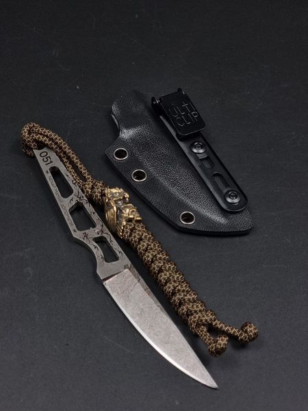 EDC Knife "Sikorskiy" Cossack Mamay Engraving