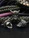 Lanyard with brass bead &ldquo;Skull in Horned Helmet and Goggles&rdquo;