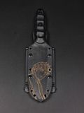 Survival Knife "Vakulich" Black | Anime Engraving