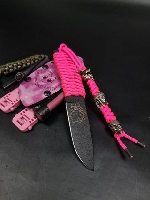 EDC ніж &laquo;Корольов&raquo; | Pink Stalker (Гравіювання Hello Kitty та Кракен) c8f4292e-bdd7-471e-bb92-5015dbcb14ed фото