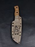 Tactical knife "Aeneas" Tan color with Anime engraving