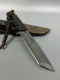 "Tanto" - handmade hunting knife - olive handle