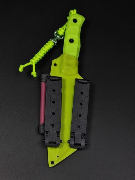 Tactical Knife "Tanto" | "Attack on Titan" Lime (Anime and Titan Engraving)
