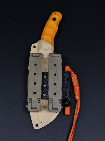 Survival Knife "Tygrolov" | Yellow "Hydra" Karatars Engraving