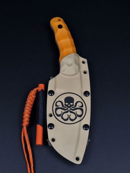 Survival Knife "Tygrolov" | Yellow "Hydra" Karatars Engraving