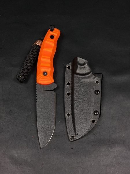 Survival Knife "Yarchuk" | Orange Micarta, "This is the Way" Engraving