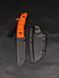 Survival Knife "Yarchuk" | Orange Micarta, "This is the Way" Engraving