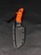Survival Knife "Yarchuk" | Orange Micarta, "This is the Way" Engraving