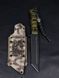 Tactical Knife "Tanto" | Camo, "Cossack Will" Engraving & Skulls