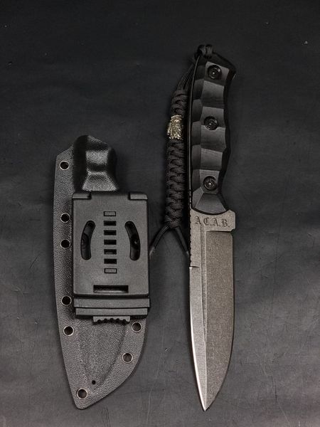 Tactical Knife &ldquo;Shchedryk&rdquo; | Black Micarta | Anime Engraving (Itachi)