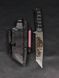 Survival Knife "Tanto" | Black Micarta, "Lion King" Engraving