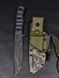 Tactical Knife "Tanto" | Black Micarta, Camouflage, "To friend Hora" Engraving