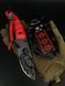 Tactical Knife "Yarchuck" Red G10 Skull and Embroidery Engraving