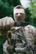 Tactical Knife "Yarchuck" | Black Micarta, Wolf Engraving