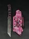 Tactical Knife "Tanto" | Pink Camo Engraving Berserk and Runes