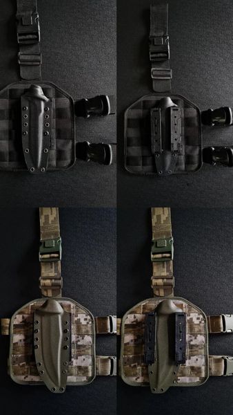 Universal attachment to the molle system - spring-loaded Molle-lok (black)