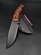 Bushcraft Knife "Yarchuck" | Orange & Black Micarta