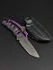 Tactical Knife "Yarchuck" | Black and Pink Micarta, "Strength & Freedom" Engraving