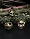 Paracord lanyard with brass bead &ldquo;Skull in Hannya Mask&rdquo;