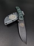Tactical Knife "Yarchuck" | "Nord Division" Emerald Micarta & Engraving