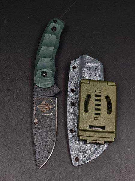 Tactical Knife "Yarchuck" | "Nord Division" Emerald Micarta & Engraving
