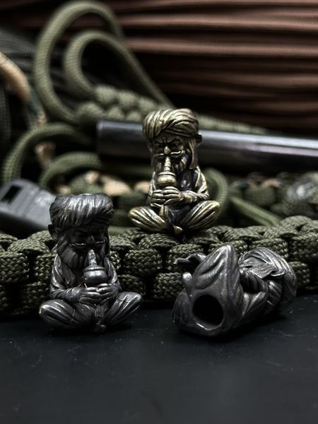 Lanyard with brass bead &ldquo;Eastern Sage&rdquo;