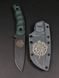 Tactical Knife "Yarchuck" | "Nord Division" Emerald Micarta & Engraving