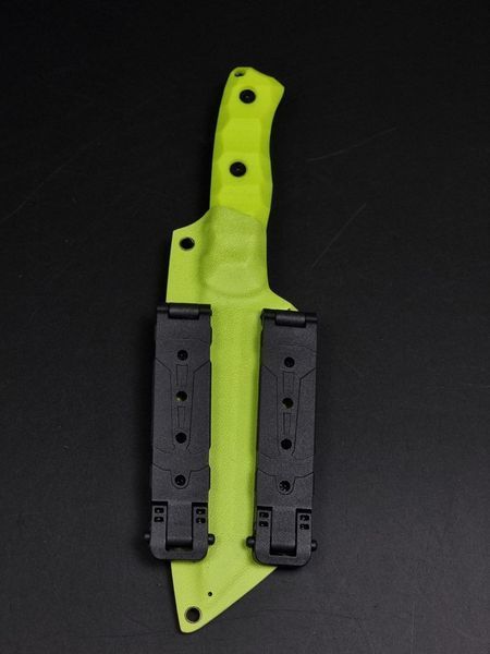 Tactical Knife "Tanto" | Black Lime | "Emelya" Engraving