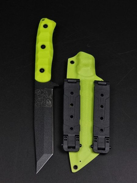 Tactical Knife "Tanto" | Black Lime | "Emelya" Engraving
