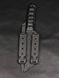 Tactical Knife &laquo;Tanto&raquo; | Black Micarta | Anime Engraving