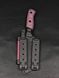 EDC Knife "Schedrik" | Pink Micarta, Anime Engraving