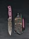 EDC Knife "Schedrik" | Pink Micarta, Anime Engraving