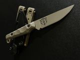 Stus hunting knife dedicated to Vasyl Stus - polymer tan