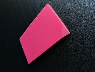 Micarta, handle pads, sheet (pink) 8 mm.