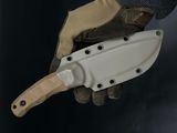 Тактичний ніж &laquo;Ярчук&raquo; | &laquo;Yarchuck&raquo; Tan (Brown Micarta) YATBRN-22052024 фото