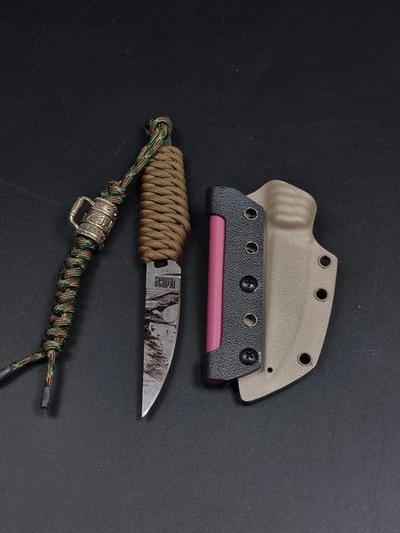 EDC Knife "Sikorskiy" | "Senpai" Anime Engraving
