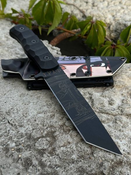 Тактичний ніж &laquo;Tanto&raquo; | Аніме &laquo;Sasuke&raquo; Чорний TABBLM-12092026 фото