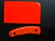 Micarta, sleeve pads (orange) 6 mm.